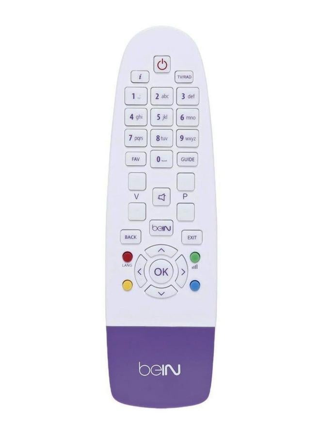 Bein Sport Receiver TV Remote Control White/Purple