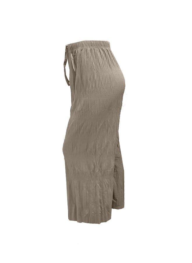 اس دي - بنطال بساق واسعة بخصر مطاطي - Image 1