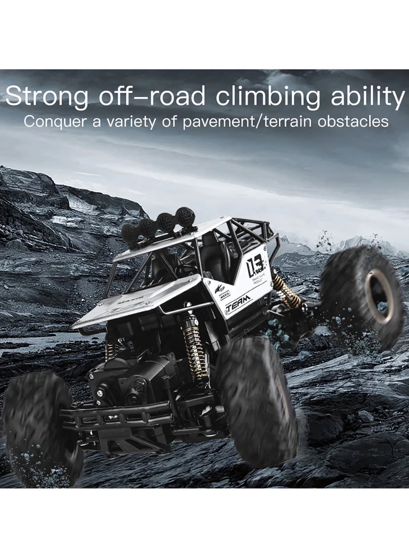 سيارة لعبة عالية السرعة للتسلق على الطرق الوعرة، سيارة تسلق الصخور قابلة لإعادة الشحن ذات الدفع الرباعي، سيارة سباق وحشية عالية السرعة للأولاد والبنات - Image 4