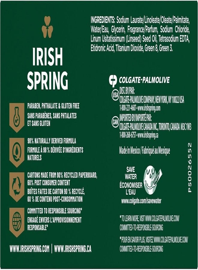 Irish Spring Deodorant Bar Soap Original, 3.75 oz bars, 8 ea (Pack of 2) - Image 3