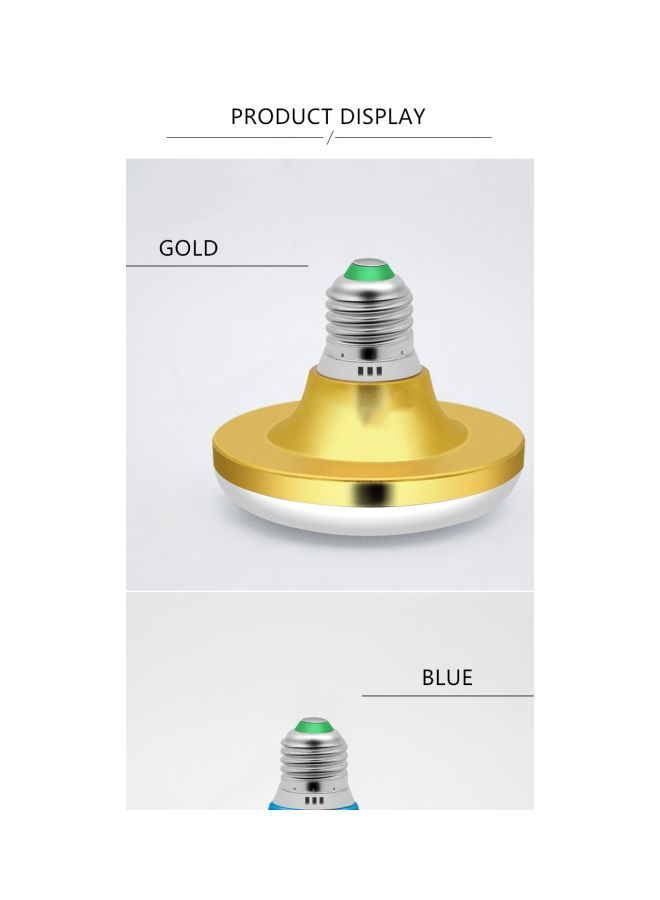 Loquat UFO Shaped LED Bulb Gold 9.5x8centimeter - Image 4