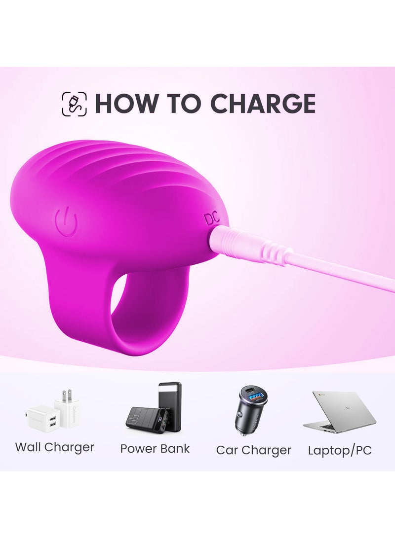 Mini Vibrating Face & Eye Massager, Portable Waterproof Rechargeable Body Care Tools Travel Pocket Vibrater, for Facial Muscle Firming, Anti-Aging, Dark Circle Relief, Eye Puffiness & Fatigue(Pink) - Image 4