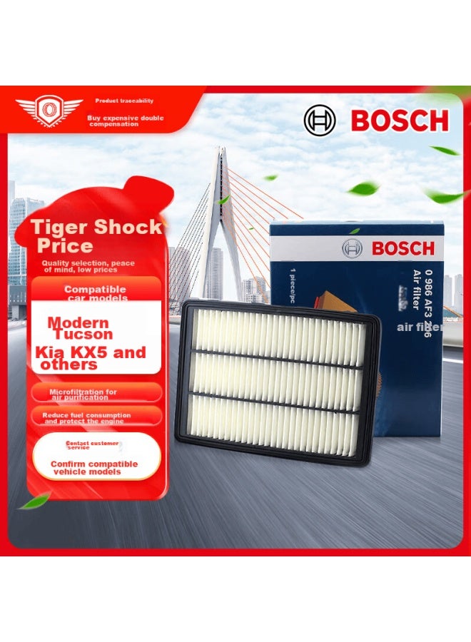 Bosch Automotive Air Filter Element, Air Cleaner 3206, For Hyundai Tucson, Kia Kx5, Haima S5, Ford Explorer - Image 1