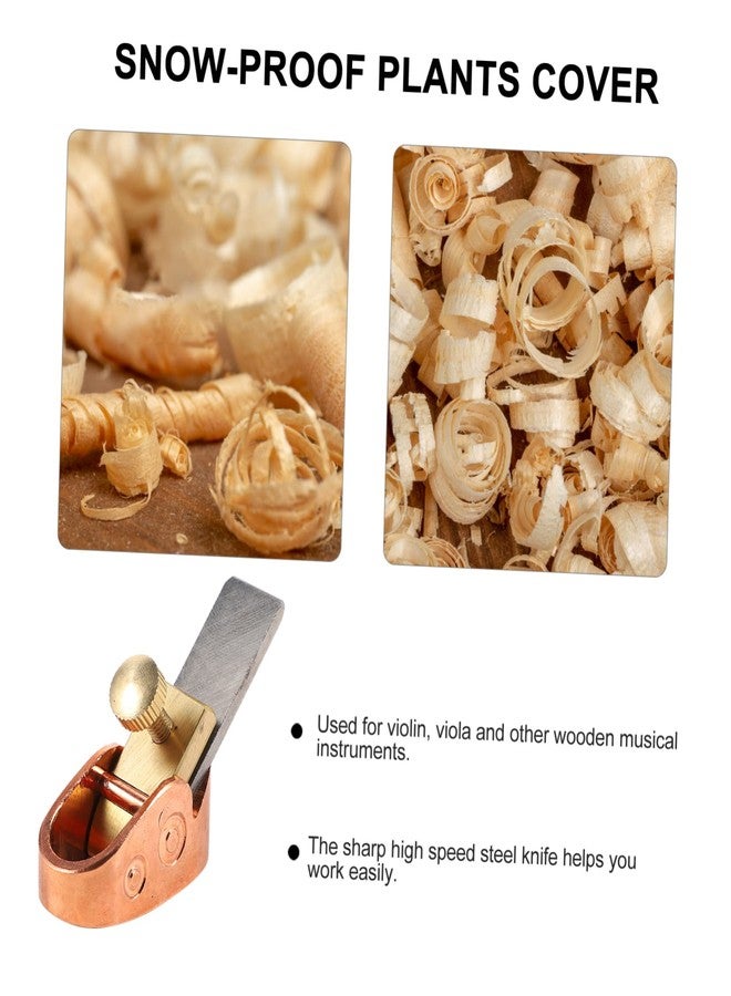Vaguelly Thumb Planer Japanese Plane Violin Hand Maker Tool Hand Wood Planer Violin Makers Plane Mini Hand Planer for Woodworking Carpenter Tools Woodworking Plane Viola Steel Handheld - Image 2