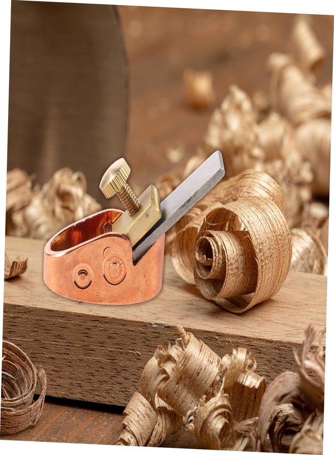 Vaguelly Thumb Planer Japanese Plane Violin Hand Maker Tool Hand Wood Planer Violin Makers Plane Mini Hand Planer for Woodworking Carpenter Tools Woodworking Plane Viola Steel Handheld - Image 3