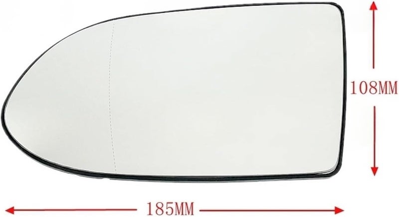 Car Heated Wide Angle Replacement Mirror Glass For OPEL/VAUXHALL ZAFIRA A 1999-2005(Wide angle L and R) - Image 2
