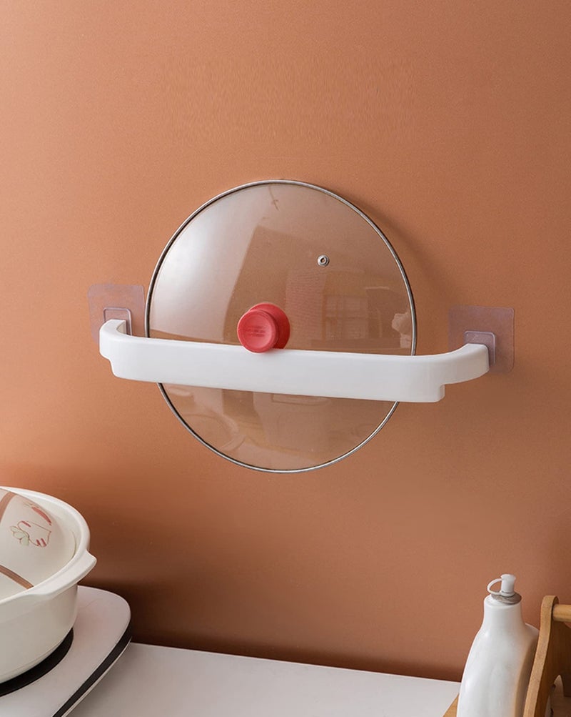 MEZON Plastic Self Adhesive Kitchen Napkin Towel Holder | Bathroom Towel Hanger |Towel Holder Rack Rail (Random Color), Multicolour - Image 4