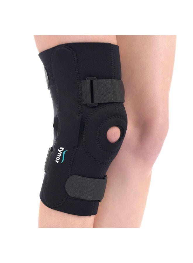Tynor Knee Wrap Hinged (Neo), Black, Child, 1 Unit - Image 1
