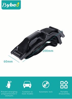 Bybeo Pregnancy Car Seat Belt Adjuster, Safety Belts Clip Buckle Seat Bump Strap for Pregnant Women Protect Unborn Baby, Prevent Compression of Abdomen, A Must Have for Maternity  - Image 3