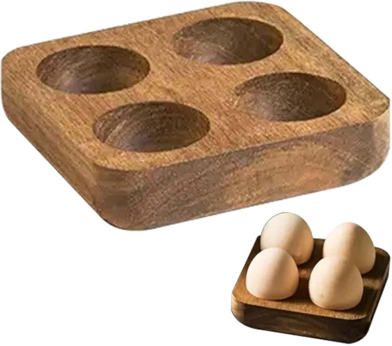 حامل بيض بافيك، حامل بيض خشبي، علبة بيض بأربعة أقسام، ثلاجة، علبة بيض، حامل بيض، مخزن بيض، صينية تخزين بيض، حامل بيض، تخزين بيض، أدوات مطبخ