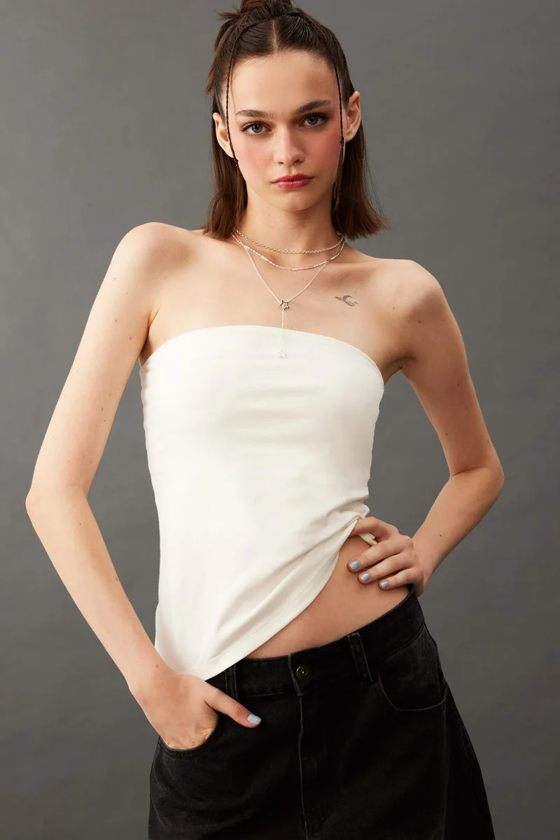 ديفاكتو Strapless Blosue
