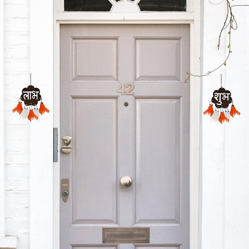 GLNRM Decorative Home, Window & Garden for Positive Vibes for Decorative Diwali Hanging Ornament Dream Catchers - SHUBH LABH - Image 5