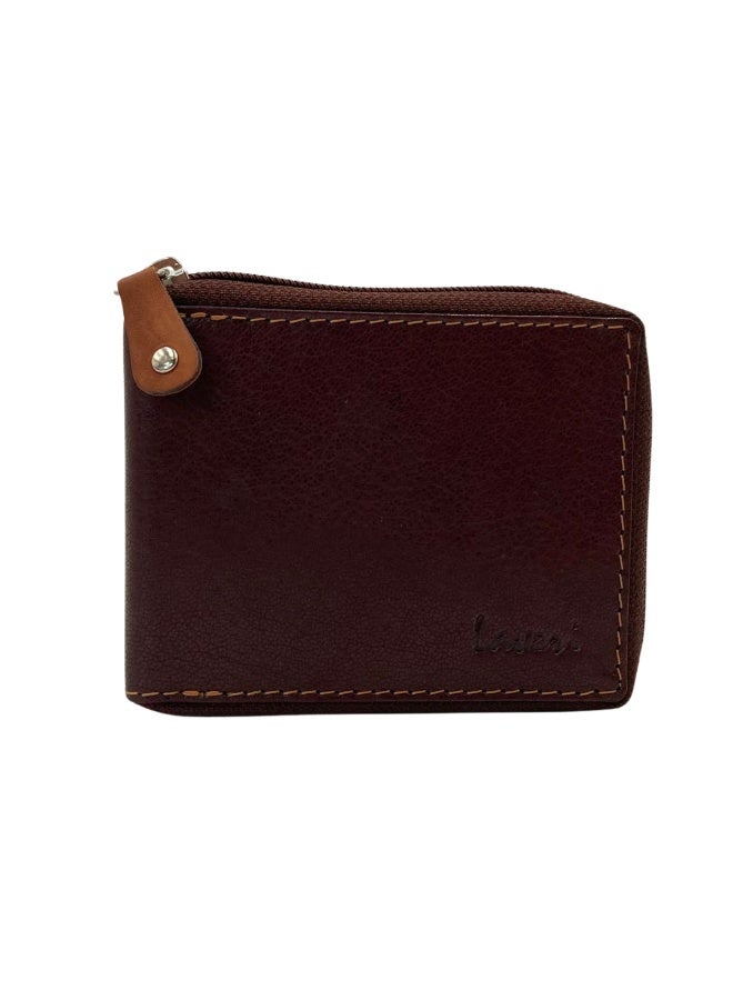LAVERI LEATHER Full Zip leather men's Wallet - Image 2