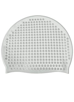 Dolphin Bubble Swimming Cap Silicone Waterproof For Adult, Silver  - Image 4