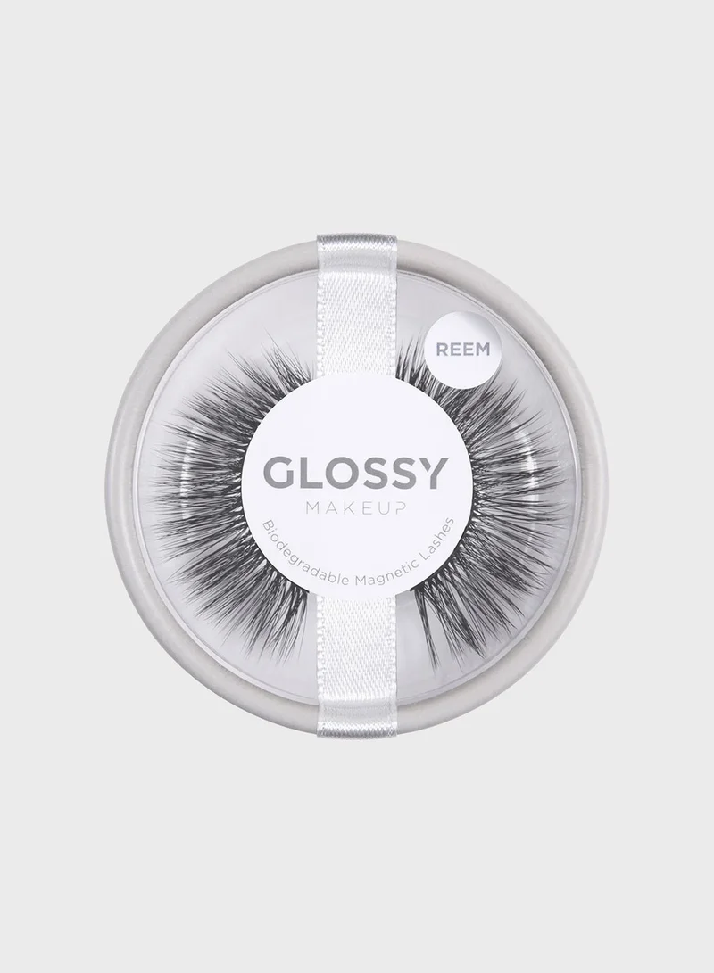 Glossy Make Up Biodegradable Magnetic Lashes - Reem
