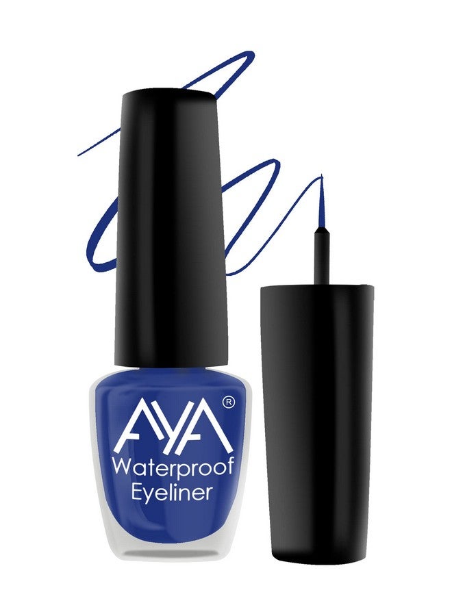 AYA 24 Hrs Long Lasting & Waterproof Eyeliner, Blue 5Ml - Image 5