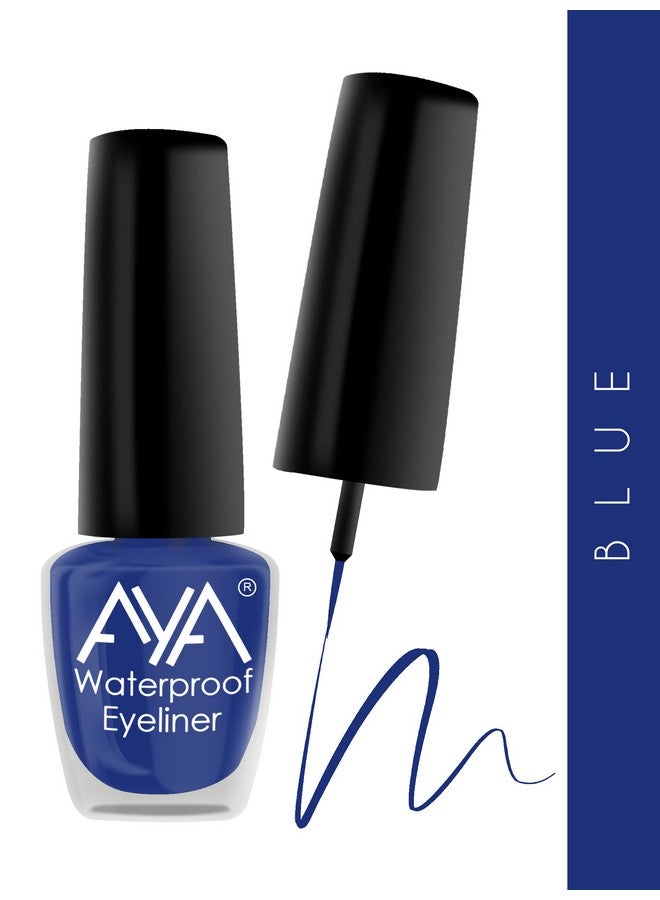 AYA 24 Hrs Long Lasting & Waterproof Eyeliner, Blue 5Ml - Image 1
