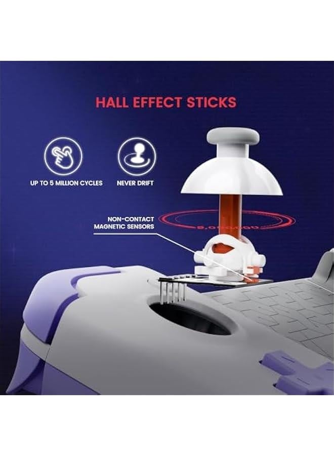 وحدة تحكم ألعاب محمولة بنوع X2S Type-C للأندرويد وآيفون 15 (USB-C)، جهاز تحكم هاتف مع عصي تحكم بتأثير هول - لعبة Xbox، بلاي ستيشن، نداء الواجب، غنشين إيفكت - Image 3