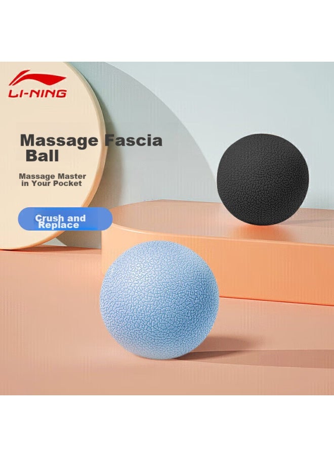 Li-Ning Li-ning Fascia Ball, Fitness Massage Ball, Yoga Foot And Shoulder Neck Fascia Training, Sports Hand Grip, Black  - Image 1