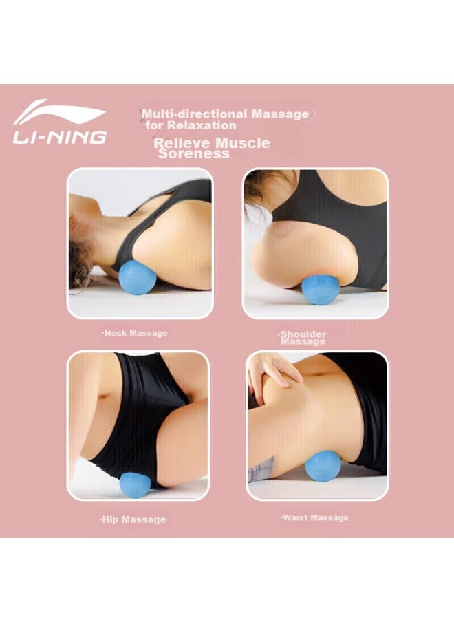 Li-Ning Li-ning Fascia Ball, Fitness Massage Ball, Yoga Foot And Shoulder Neck Fascia Training, Sports Hand Grip, Black  - Image 2