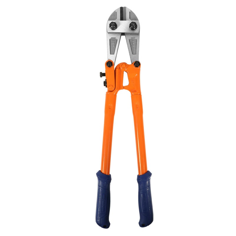 WADFOW Bolt Cutter: Soft Grip Rubber Ergonomic Handle Cutters Cutting Fence, Steel Wire, Chain, Screws, Rivet and Medium Padlock, 18", Medium Size Heavy-Duty - Image 1