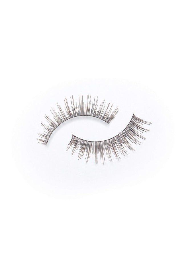 EYLURE - London False Eyelashes - Naturals No. 070 Featherlight Feel Lashes With Adhesive Black - Image 1