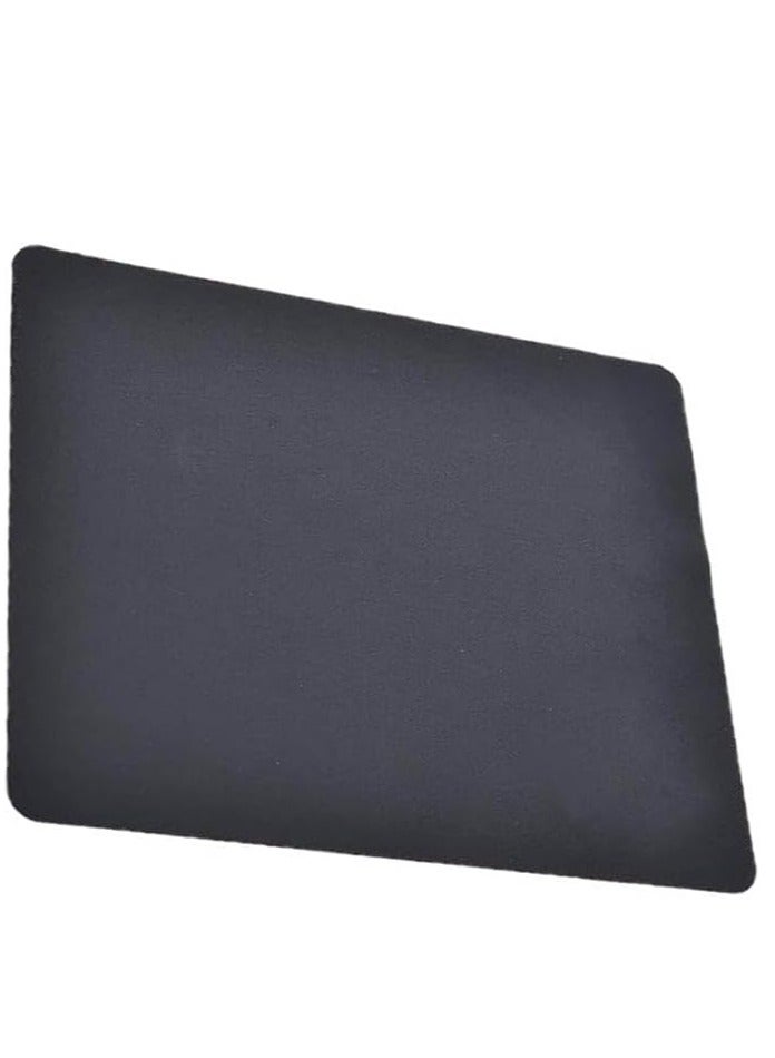 ITNRSIIET Mouse Pad with Stitched Edge, Premium-Textured Square Mouse Mat,Washable Mousepads with Lycra Cloth, Non-Slip Rubber Base Mousepad for Laptop, Computer, PC, 10.2×8.3×0.12 inches Black - Image 4