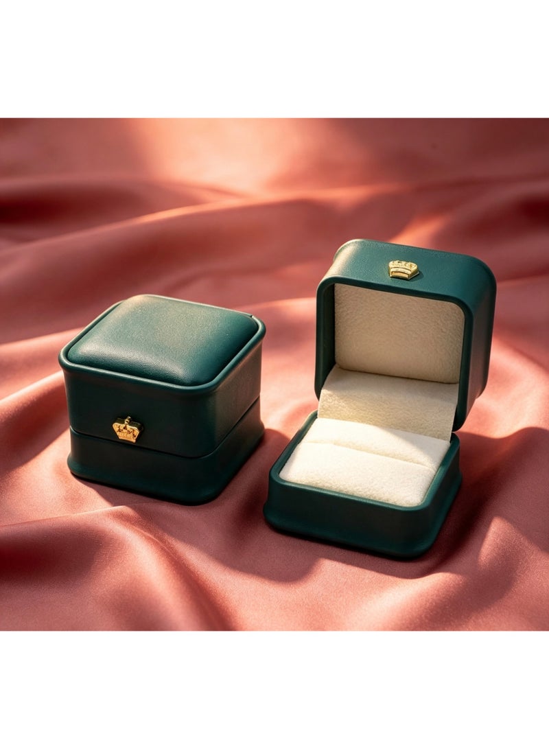 Women's Ring, Gold‑Tone 24K Gold‑Plated Ring Inlaid with Agate Stone, Suitable for Daily Wear, Eid al‑Fitr, Birthdays and Other Occasions - Image 5