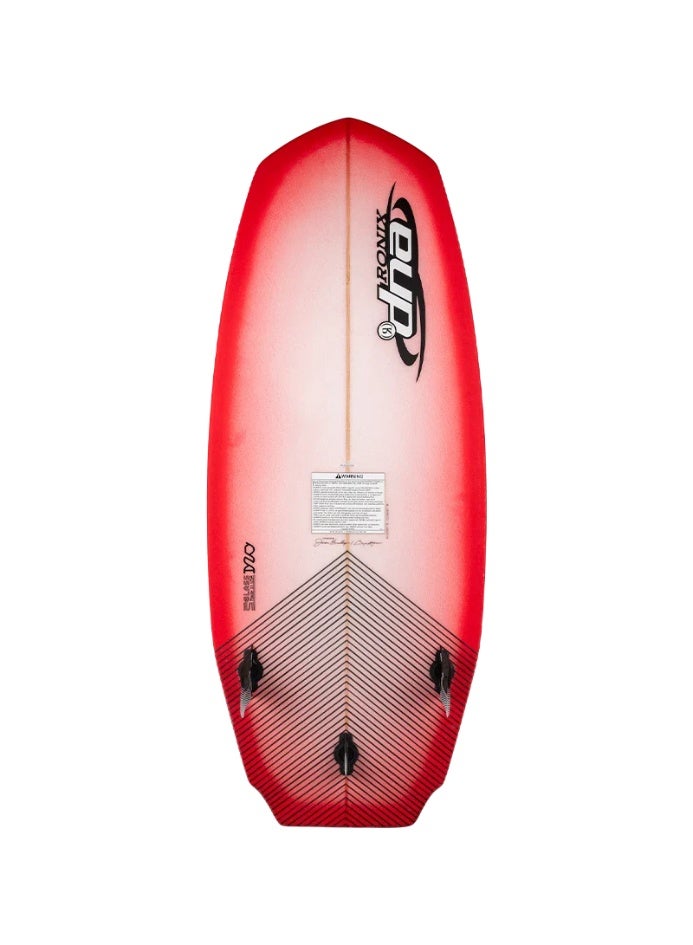RONIX WAKESURF 2026 - DNA - Flyweight Pro - Arctic / Racing Red / Carbon - Image 3