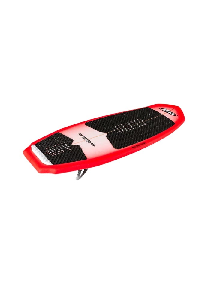 RONIX WAKESURF 2026 - DNA - Flyweight Pro - Arctic / Racing Red / Carbon - Image 4