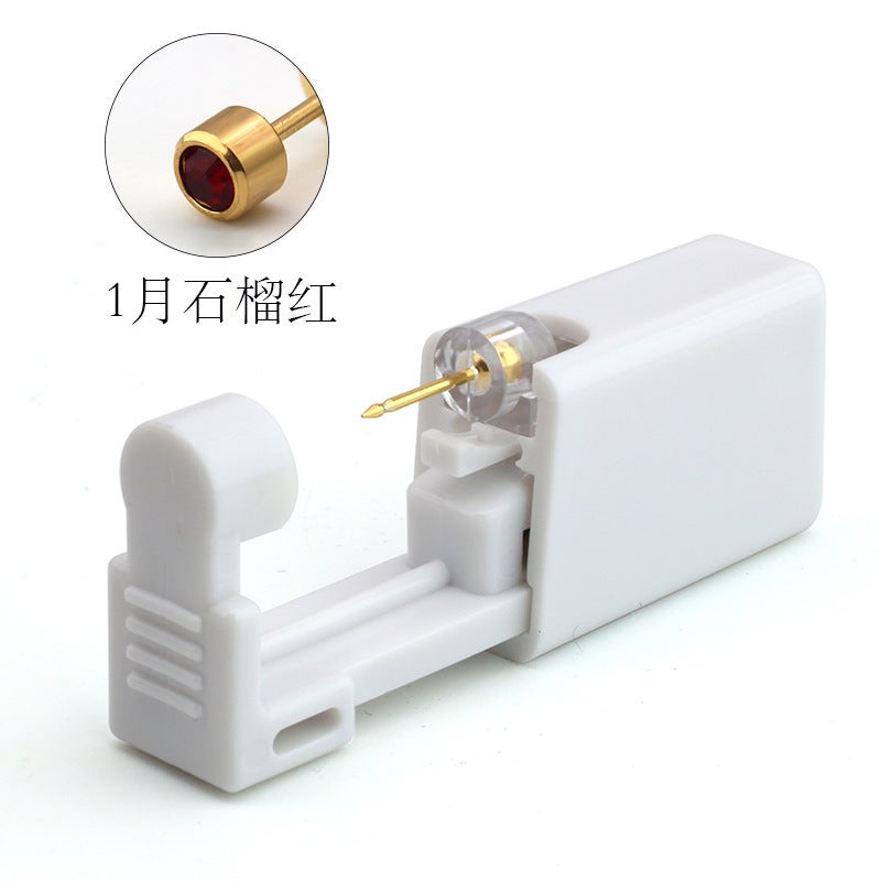 Second-Generation Disposable Ear Piercing Tool, Ear Piercing Gun, Ear Stud Gun, Ear Piercing Device, Ear Gun For Piercing Ear Cartilage And Creating Ear Holes - Image 1