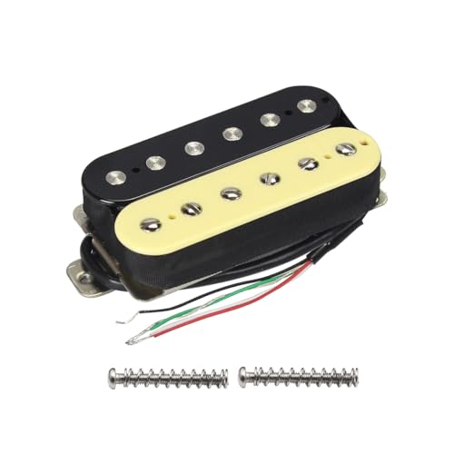 FLEOR Electric Guitar Humbucker Pickups Bridge Alnico 5 Pickup-Zebra - Image 1