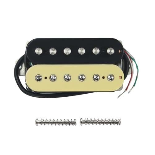 FLEOR Electric Guitar Humbucker Pickups Bridge Alnico 5 Pickup-Zebra - Image 4