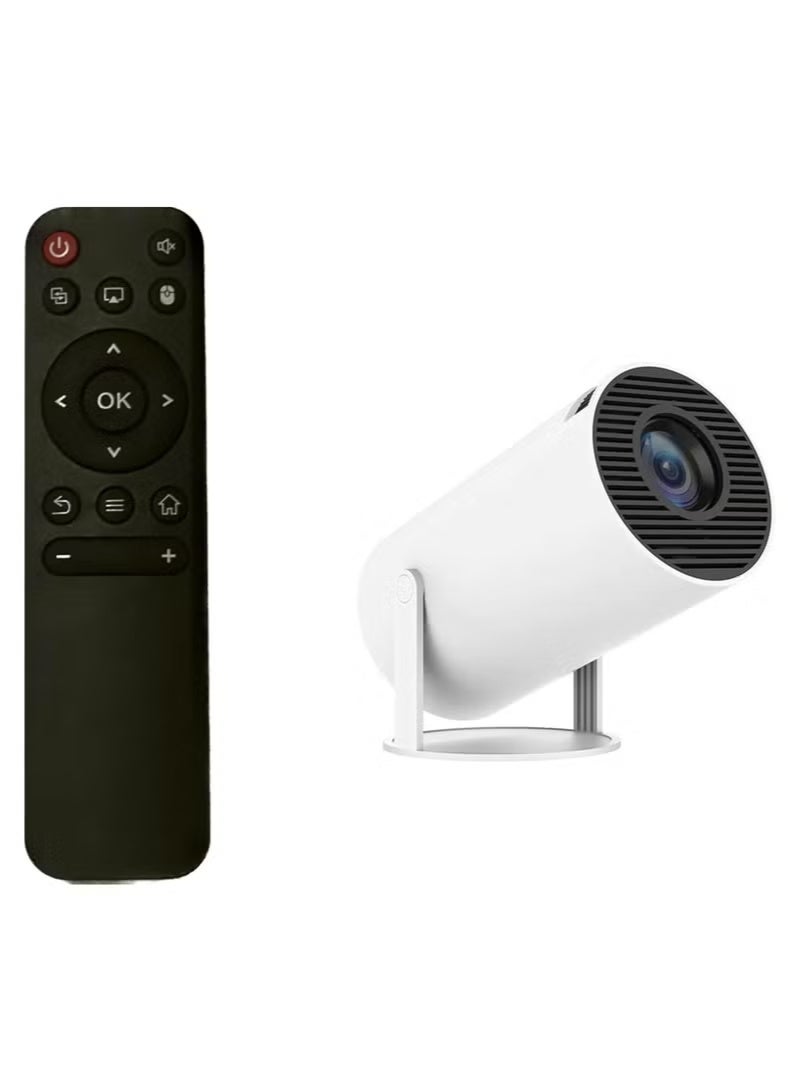 Mini Projector 4K 1080P Support Portable Projector WiFi6 BT 5.0 Android 12 Smart Projector Auto Horizontal Correction 180°Rotatable Outdoor Movie Projector Compatible with Phone