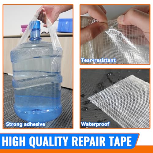Tikfoam RV Awning Repair Tape for Tarp, Boat Covers Repair Tape,Tent, Sail Tape, Tear Repair Patch Kit, Waterproof, 5 Inch Wide 30FT Long, Reinforced - Image 3