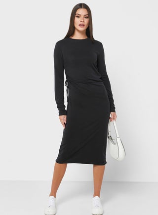 Side Tie Detail Dress - pzsku/Z5C5BF4CF46AF2FB76E67Z/45/_/1704802505/ca221b7b-47a5-41a2-9452-1e01ef75fc51