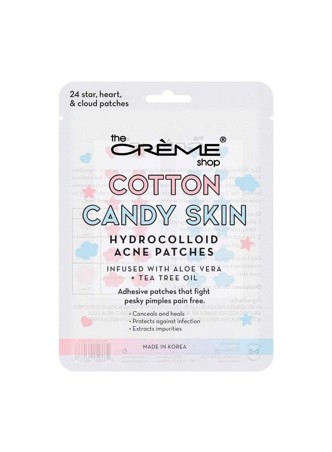 The Crème Shop Cotton Candy Skin Hydrocolloid Acne Patches Acne Healing Dots Acne Stickers Acne Treatment Patches With Salicylic Acid And Witch Hazel 3 Sizes 72 Patches  - Image 3