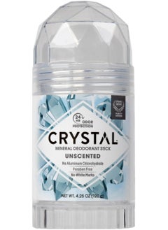 Crystal CRYSTAL, Mineral Deodorant Stick, Unscented, 4.25 oz (120 g)  - Image 1