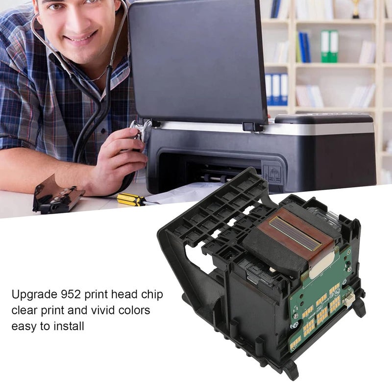 YUEHISY Print Head for Premium 952 Printhead Compatible with OfficeJet 7740 7730 7720 8210 8710 8730 8740 8216 8720 8725, Upgrade Print Head Chip - Image 4