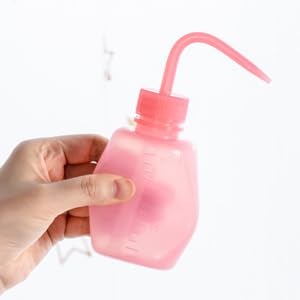 SHIELD PLUS Squeeze Washing Bottle for Medical Lab Tattoo Supplies Irrigation Squeeze Sprinkling Can Wash Plant Bottle Pack of 1 Pink - Image 2