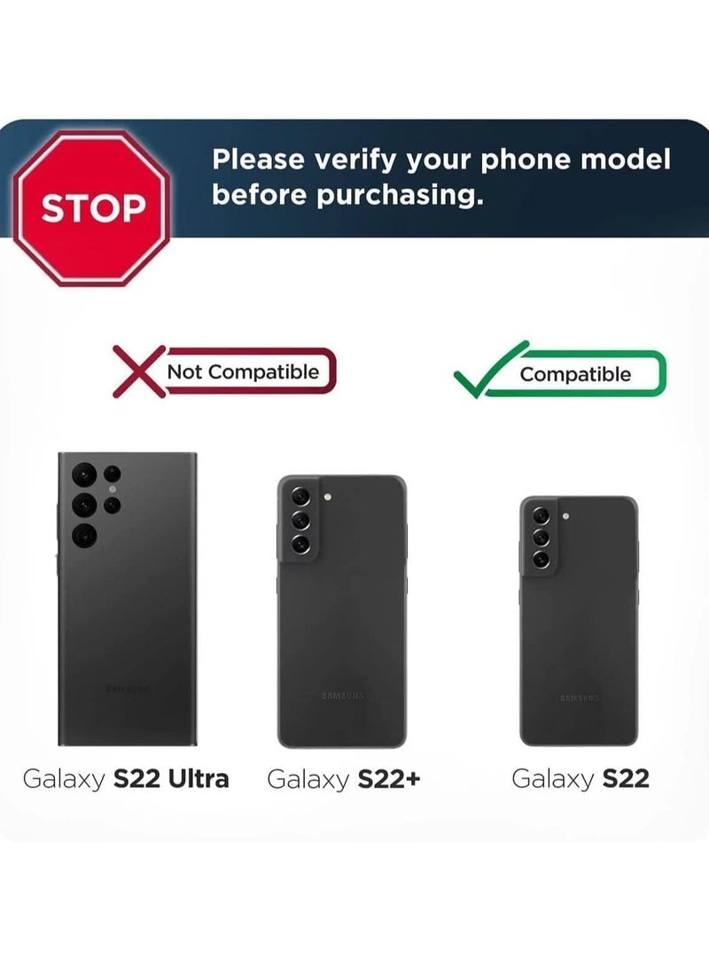 DUSALA Magnetic Case for Samsung Galaxy S22 5G Compatible with MagSafe Shockproof Protective Phone Cover Non Yellowing Hard Clear PC Back Clear - Image 2