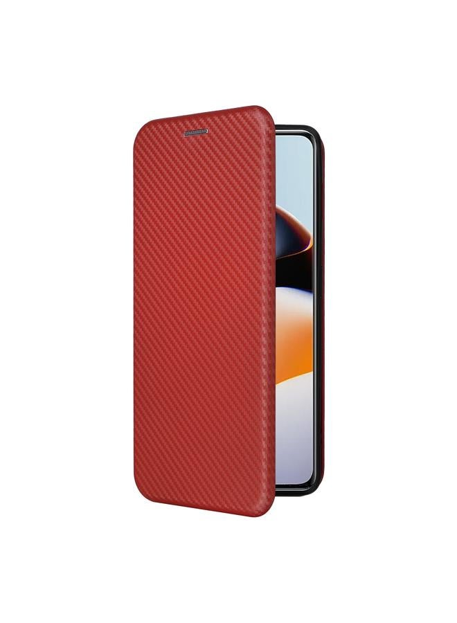 اس-توب جراب هاتف OnePlus 11R 5G مصنوع من ألياف الكربون وجلد قابل للطي - Image 2