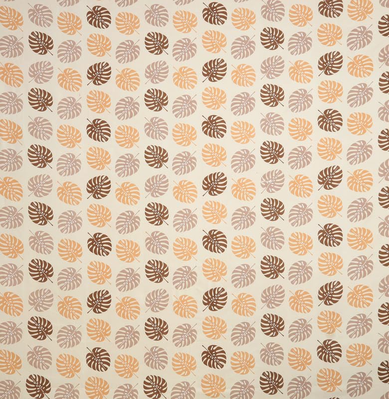 BSB HOME Valancia Collections Cotton 220tc Flat Double Bed Bedsheets for Summer Breathable | Wrinklefree (Size-220 x 230 Cm) with 2 Pillow Covers (Size-17 X 27 Inches, Beige & Brown) - Image 5