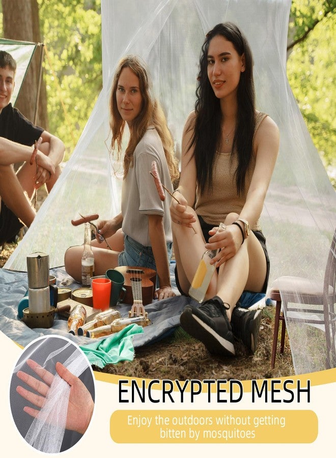 Mindsoft 4 Corners Mosquito Net for Mosquiteros para Camas Bed Canopies Netting Bed Drapes Rectangular Mosquito Mesh for Camping Home Outdoor Travel (White,L75 X W35.5 X H59 Inch,Opening) - Image 4