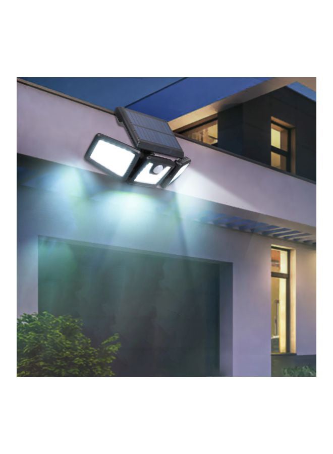 Alyashmac Solar Powered PIR Motion Sensor Wall Street Light Black 19x9.5x15.8centimeter - Image 2