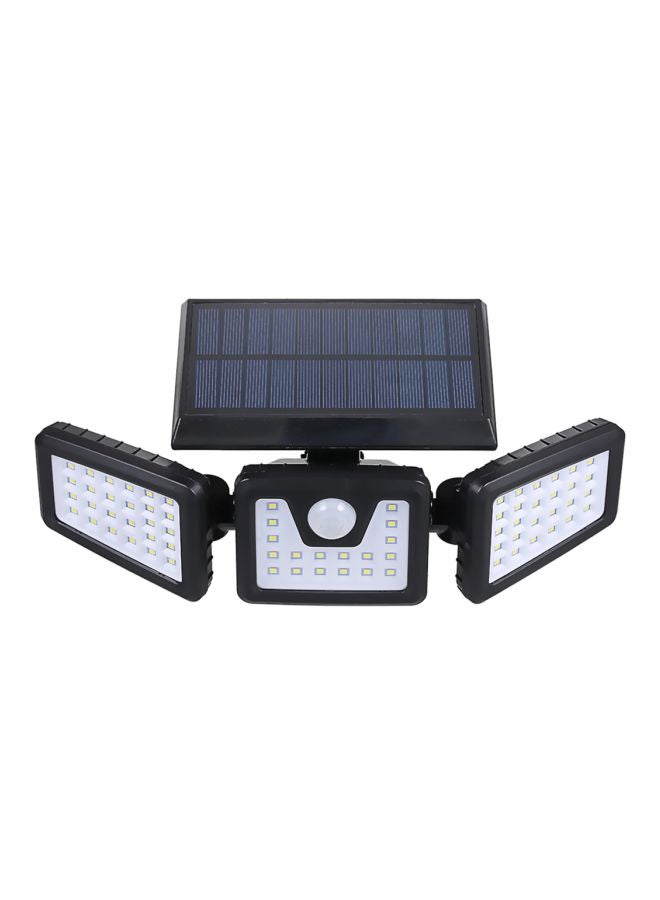 Alyashmac Solar Powered PIR Motion Sensor Wall Street Light Black 19x9.5x15.8centimeter - Image 1