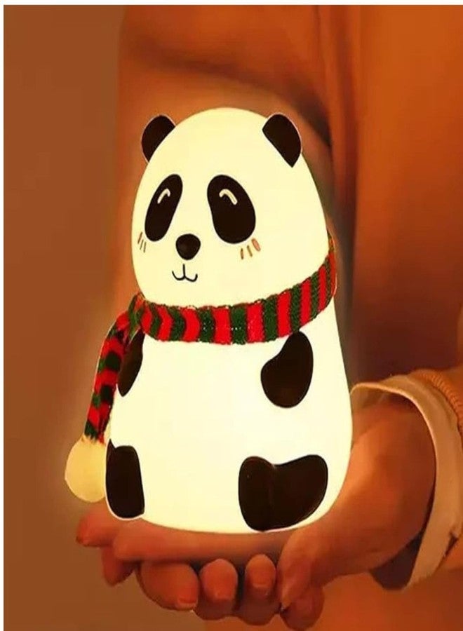 Lumevo Night Lamp for Bedroom, Panda Lamp, Cute Lamp, Night Lamp for Kids, Panda Light Lamp, Birthday Gifts, Lamp for Kids, Diwali Light, BPA-Free Silicone Lamp, Close Eye (Multicolor) (Panda) - Image 5