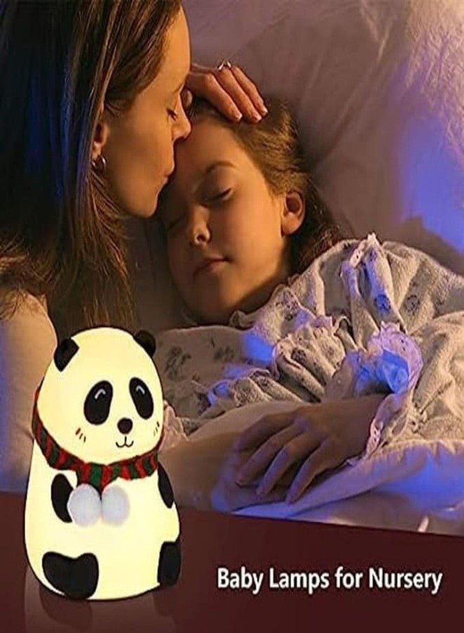 Lumevo Night Lamp for Bedroom, Panda Lamp, Cute Lamp, Night Lamp for Kids, Panda Light Lamp, Birthday Gifts, Lamp for Kids, Diwali Light, BPA-Free Silicone Lamp, Close Eye (Multicolor) (Panda) - Image 4
