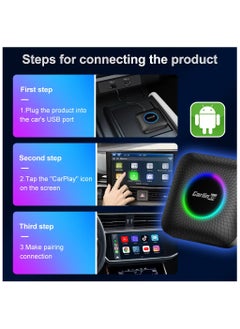 Carlinkit CarPlay Ai Box Android 13.0 with LED Light for Car(4+64GB)  - Image 3