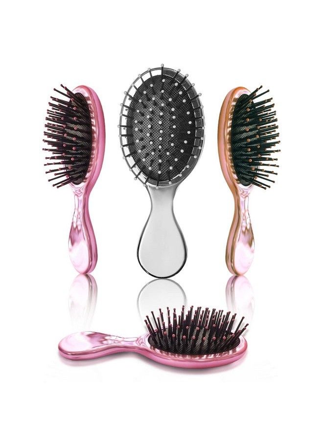 Small Hair Brush 3Pcs Metal Hairbrush Travel Hairbrush For Women Trendy Gifts For Teen Girls Fancy Hair Brush No Pull Hair Brush Untangling Hair Brush Hair Brushes For Women Metallic Brush 3Pcs - pzsku/Z5C5C532F08D7D17BA6D9Z/45/_/1682336119/72af06dd-3d58-4218-8afa-1a31de843e5d